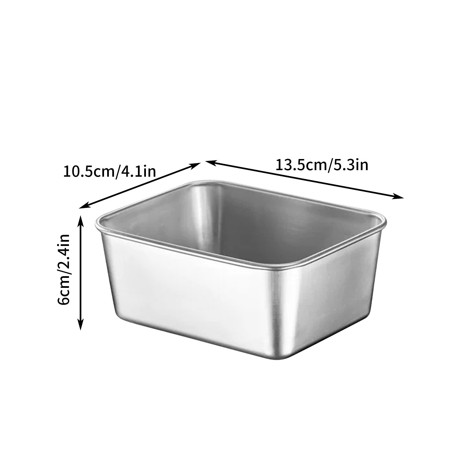 Jacenvly Valentines Day Decorations Party Clearance Stainless Steel Food Preparation Box Refrigerator Preservation Box Sub Hot Pot Side Dish Box Rectangular Outdoor Cooking Picnic Box